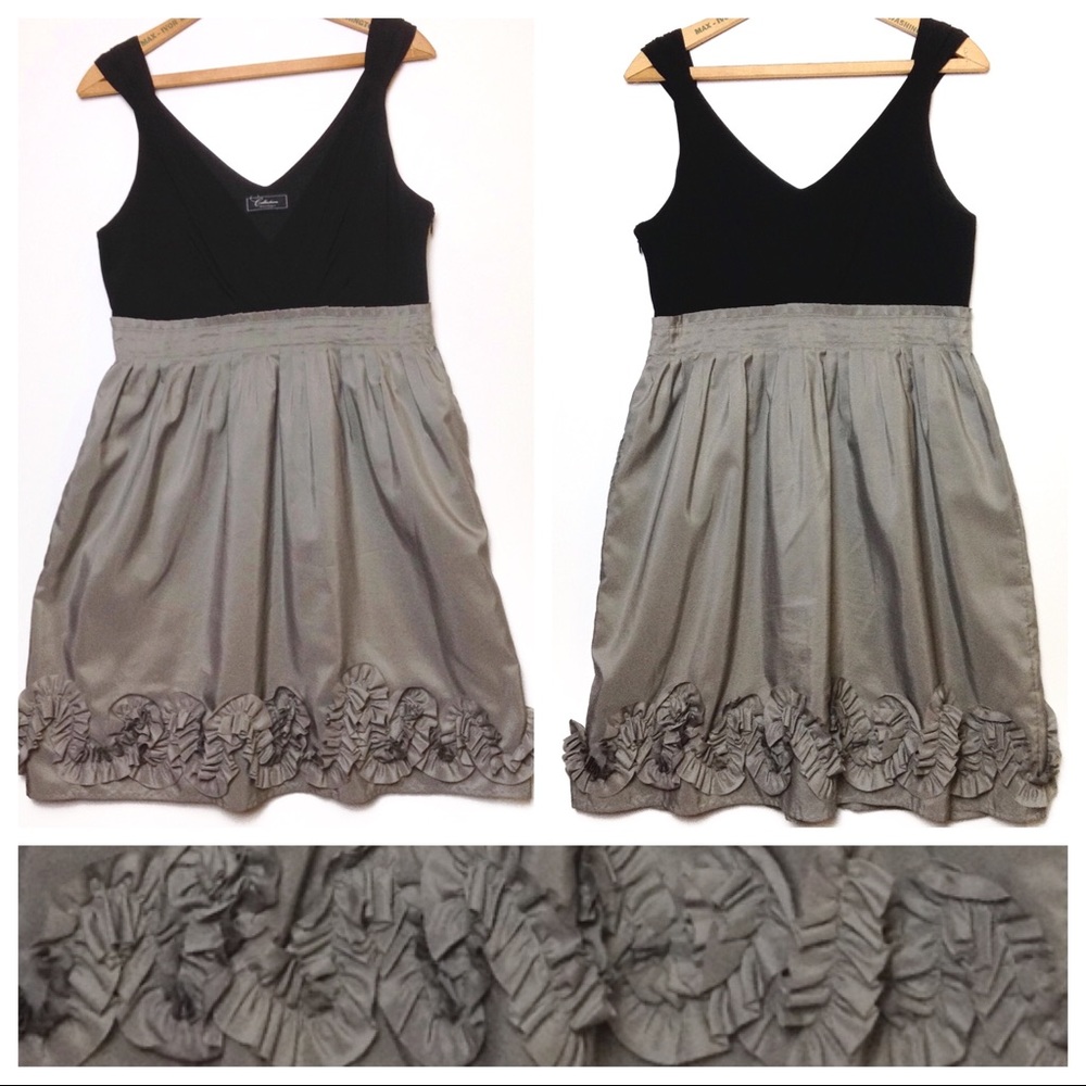 Black & Grey Cocktail/Party Dress by Dressbarn